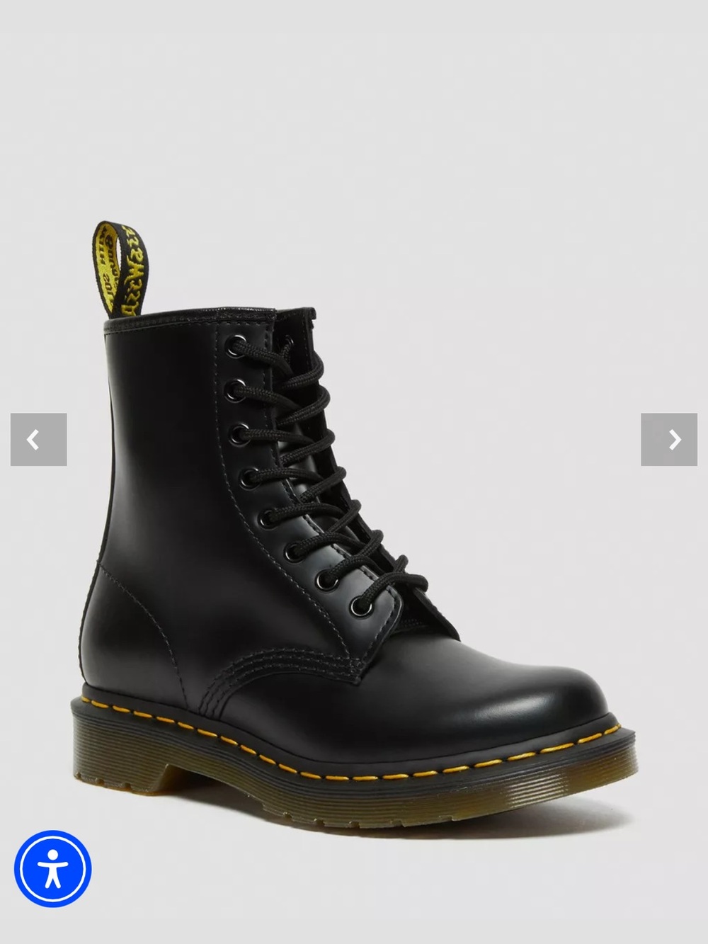 Dr. Martens 1460 Women’s Black Leather 8-Eye Lace-Up Boot